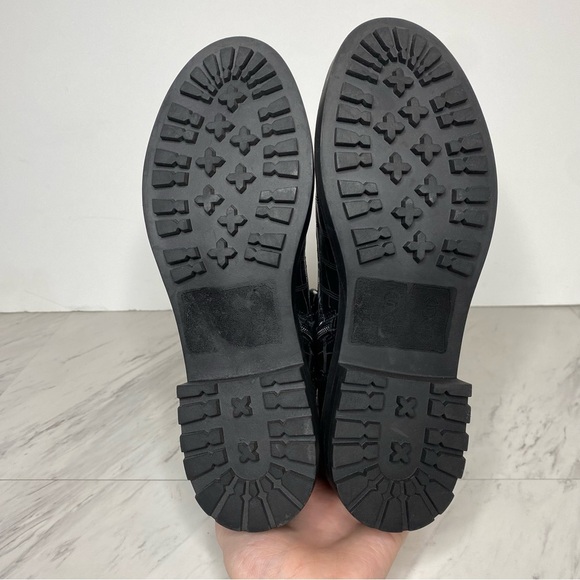 New! Paolo Trinity Black Crocodile Lace Up Bootie 8 1/2 M - Picture 13 of 14